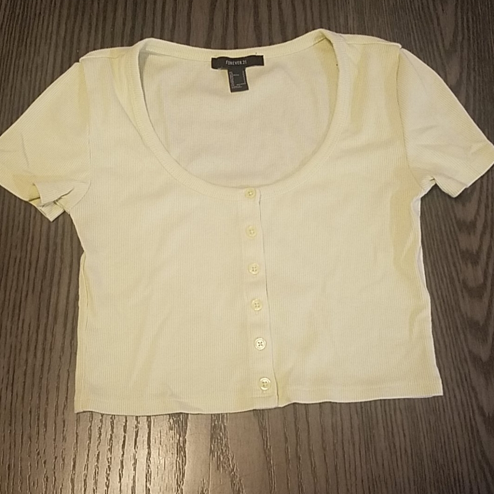 Henley Crop top